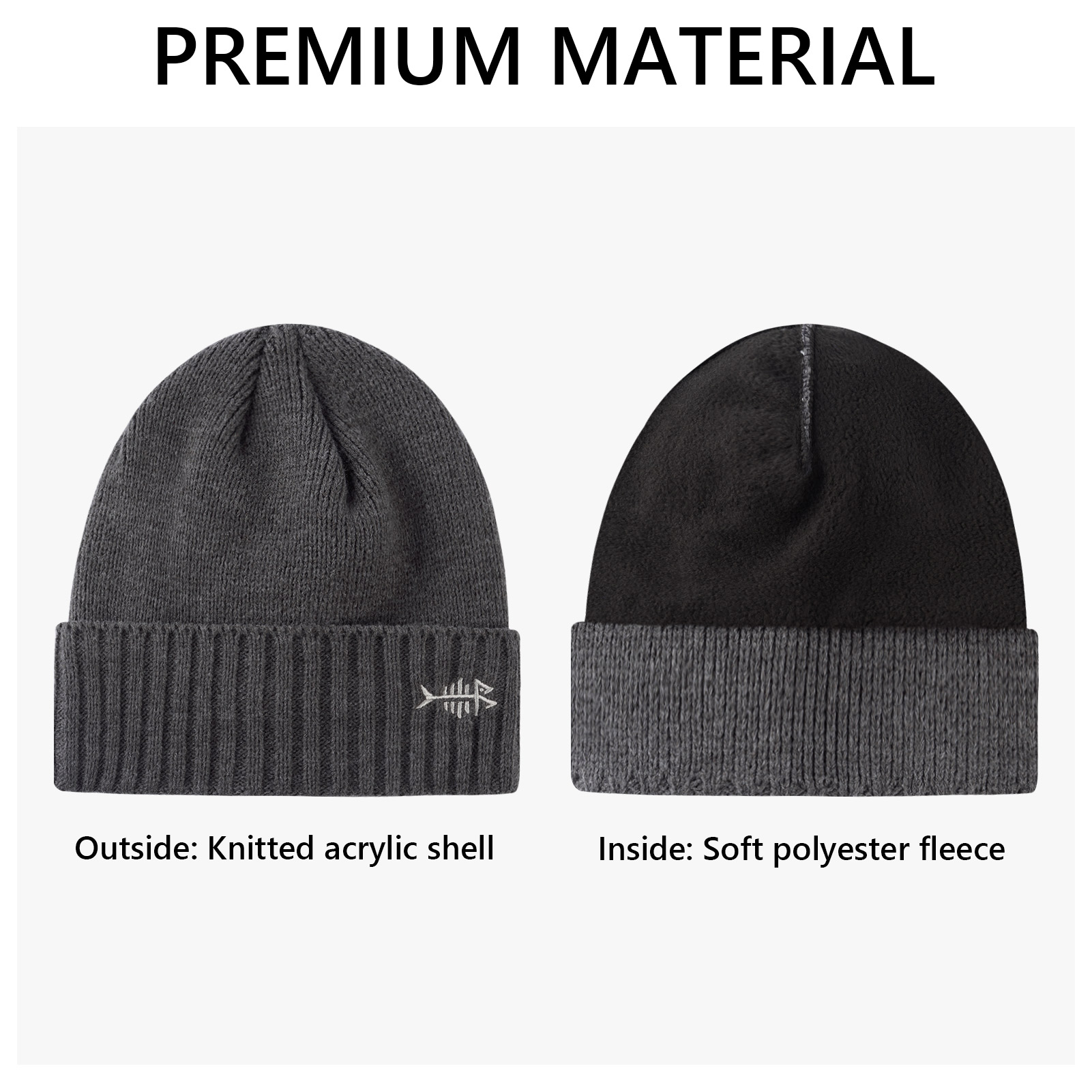 BASSDASH Winter Beanie Hats wi - đánh giá và giá Knit Beanie Hat Warm