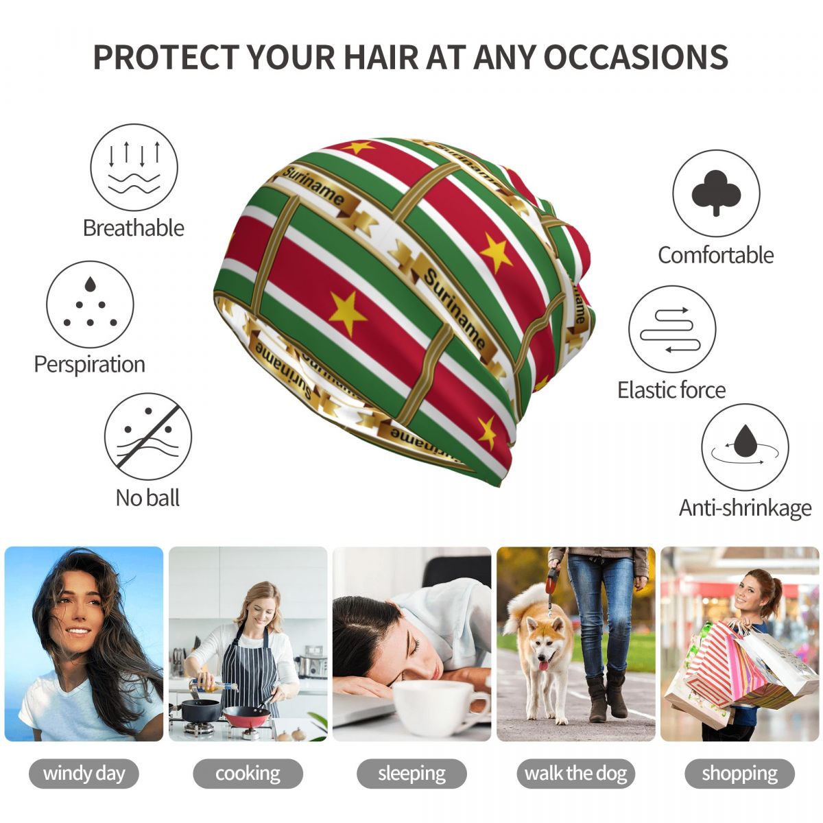Suriname Flag Products (N) Ban - đánh giá và giá Knit Beanie Hat Warm