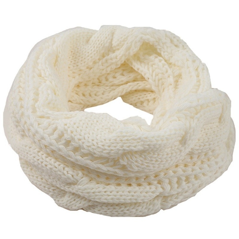 Elegant Solid Color Knitted Sc - đánh giá và giá Wool Scarf Men