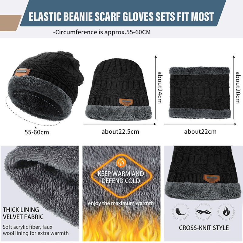 Mùa Đông 2022 Bò Mũ Dành Cho N - đánh giá và giá Wool Scarf Men
